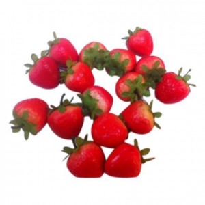 20 Artificial Ornament Red Strawberry-Fake Fruit L1W1 192090574636  253334916420